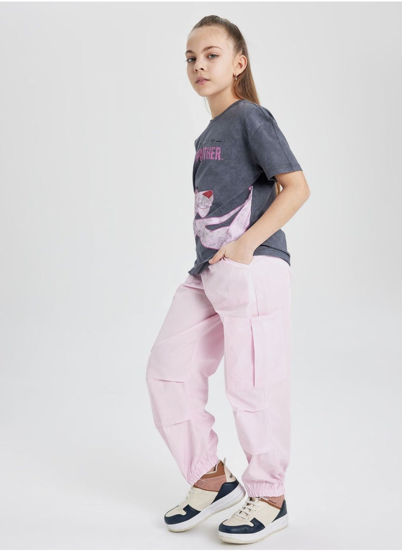 DeFacto Girl Parachute Cargo Cotton Trousers  - Image 3