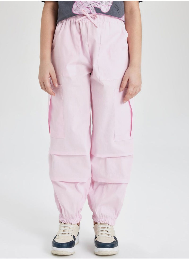 DeFacto Girl Parachute Cargo Cotton Trousers  - Image 1