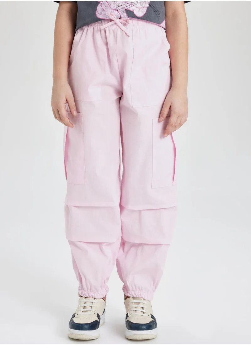 ديفاكتو Girl Parachute Cargo Cotton Trousers