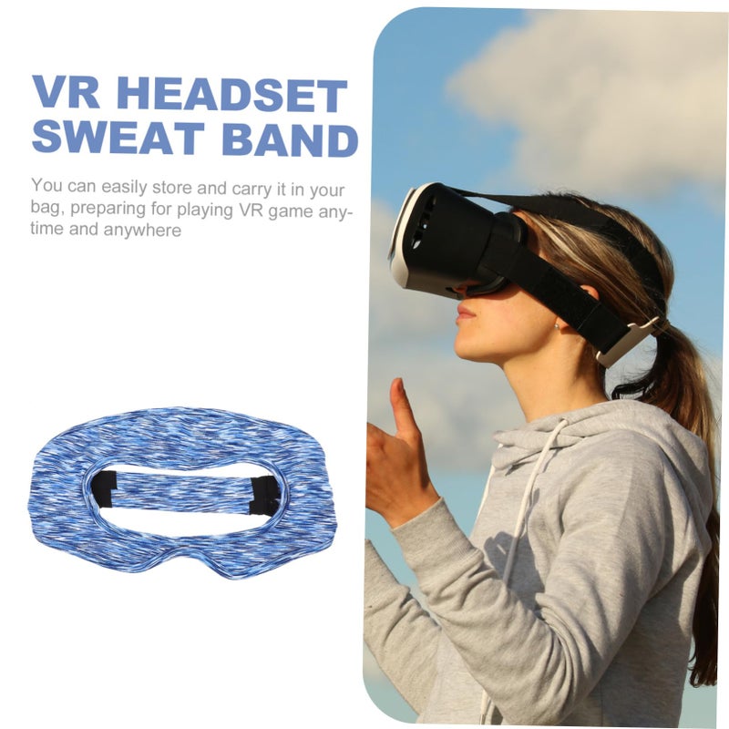 Striped VR Headset Sweat Band Cover Quick Drying Breathable Reusable Face Pad - Image 4