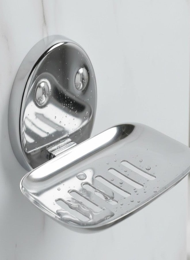 Greensify Stainless Steel Soap Dish Holder for Bathroom (Pack of 3) | Wall Mounted Soap Stand, Rust Proof Chrome Finish, Soap Holder for Wash Basin, Home & Hotel Bathroom Accessories - Image 3