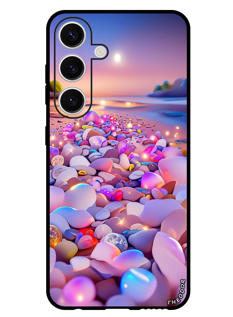 Theodor Protective Case Anti Scratch Shock Proof Bumper Cover For Samsung Galaxy S24 Glow Stones 3 - Image 1