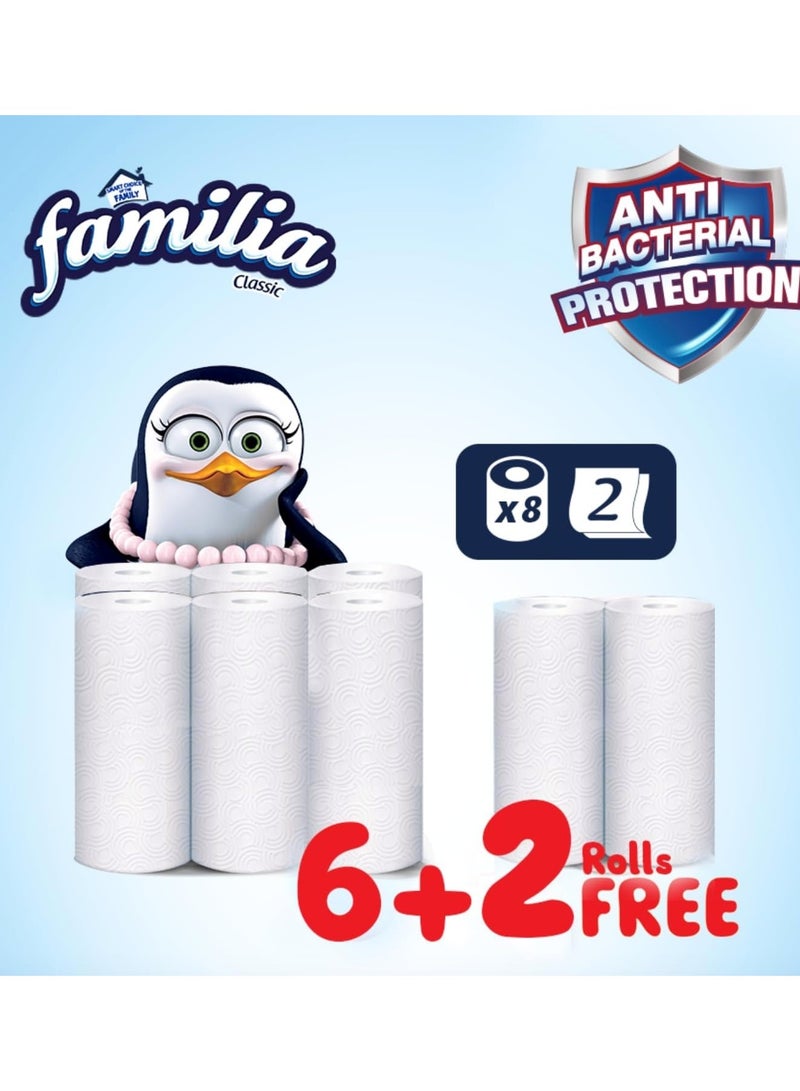 Familia Tissue - Kitchen Towel - Classic 8 Rolls