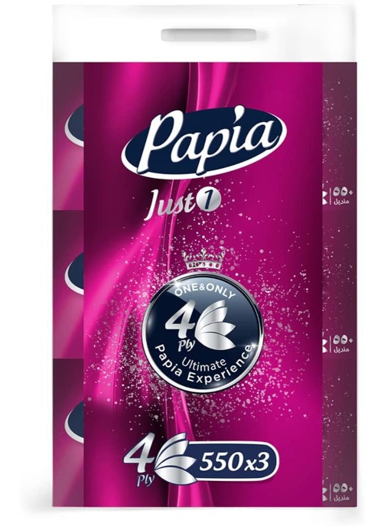 بابيا مناديل وجه بابيا - عبوة متعددة 3 علب × 500 منديل - 4 طبقات فائقة النعومة والمتانة - Image 5