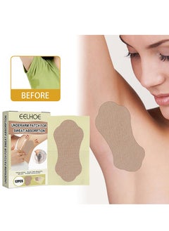 EELHOE Underarm Patch For Sweat Absorption, Sweat Pads for Women and Men Armpits, Disposable Invisible Armpit Sweat Pads for Absorbent Deodorant Prevention Sticker 12PCS  - Image 1