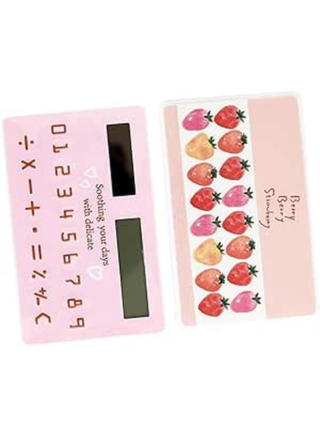 Solar Powered Calculator 2 Pack Compact Design for Students and Office Use - Image 1