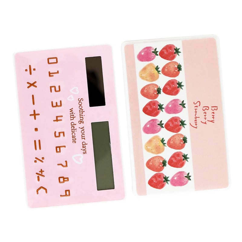 Solar Powered Calculator 2 Pack Compact Design for Students and Office Use - Image 2