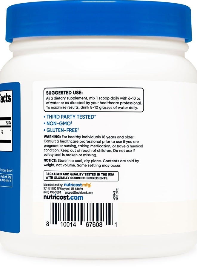 Nutricost Creapure® Creatine Monohydrate 500 Grams - Image 3