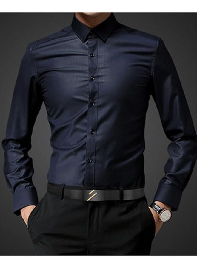 SWIUKPHE Mens Leather Ratchet Belt, Fashion Black Leather Sliding Ratchet Belt for Men Dress, Casual, Suit And Jeans, with Adjustable Buckle, Micro Adjustable Belt Fit Everywhere, Black, S - Image 3