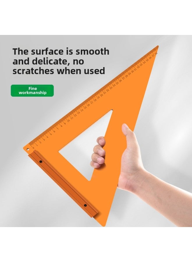 Bakelite Triangle Woodworking Special Straight Angle Ruler High Precision Angle Ruler Crank Triangle Plate 90 Degrees Generous Ruler Mountain Ruler-Model:Bakelite Ruler ] - Image 2