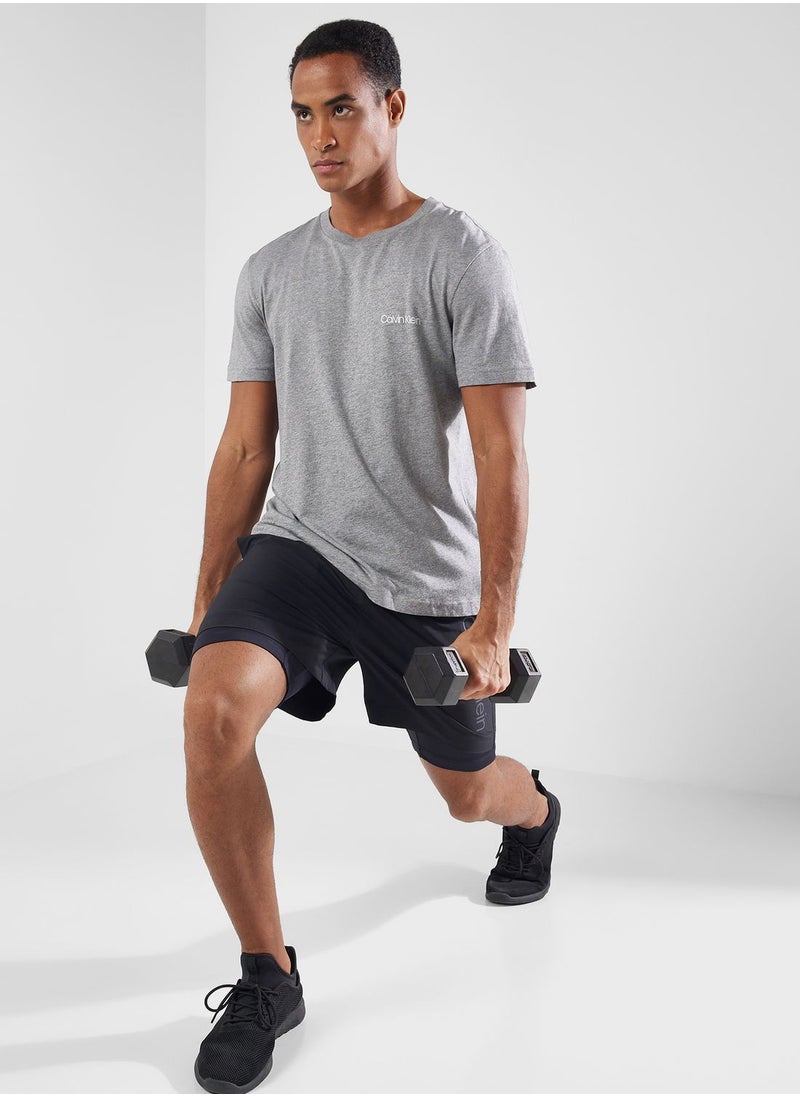 Calvin Klein Sports - 5" 2In1 Logo Shorts - Image 1