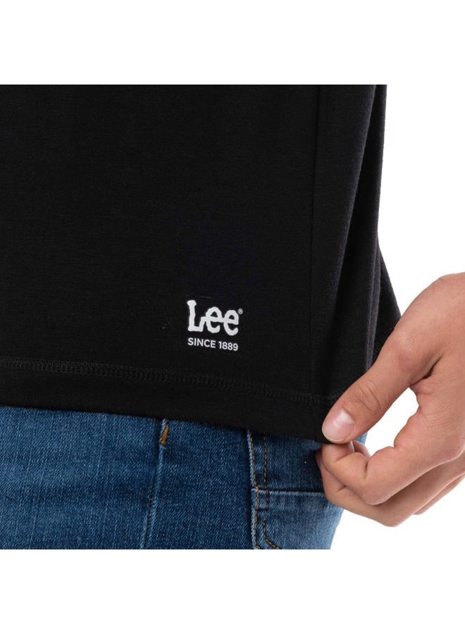LEE Men's Quick Dry Long Sleeve Tee, Black, S - Image 3
