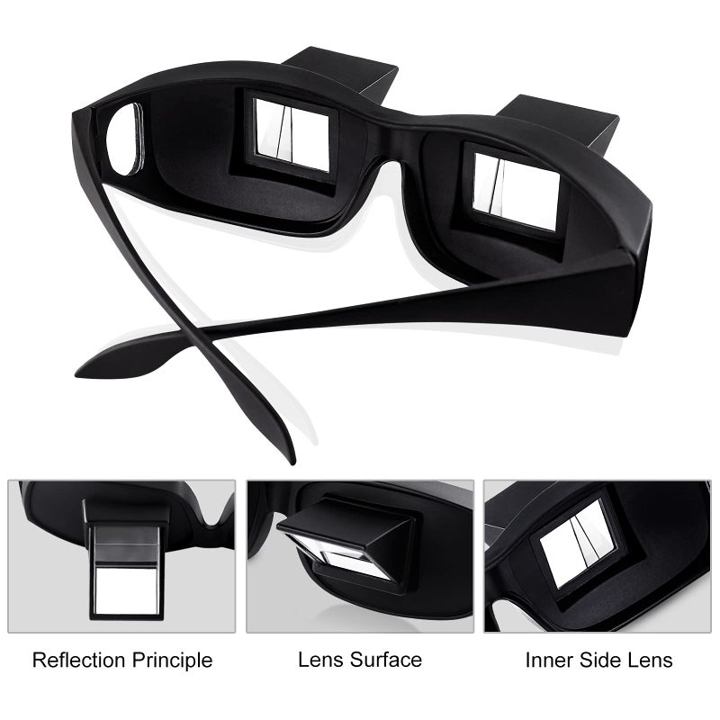 okcsc Horizontal Lazy Glasses Lying Down Bed Reading Watching HD Lazy Readers Glasses - Image 3