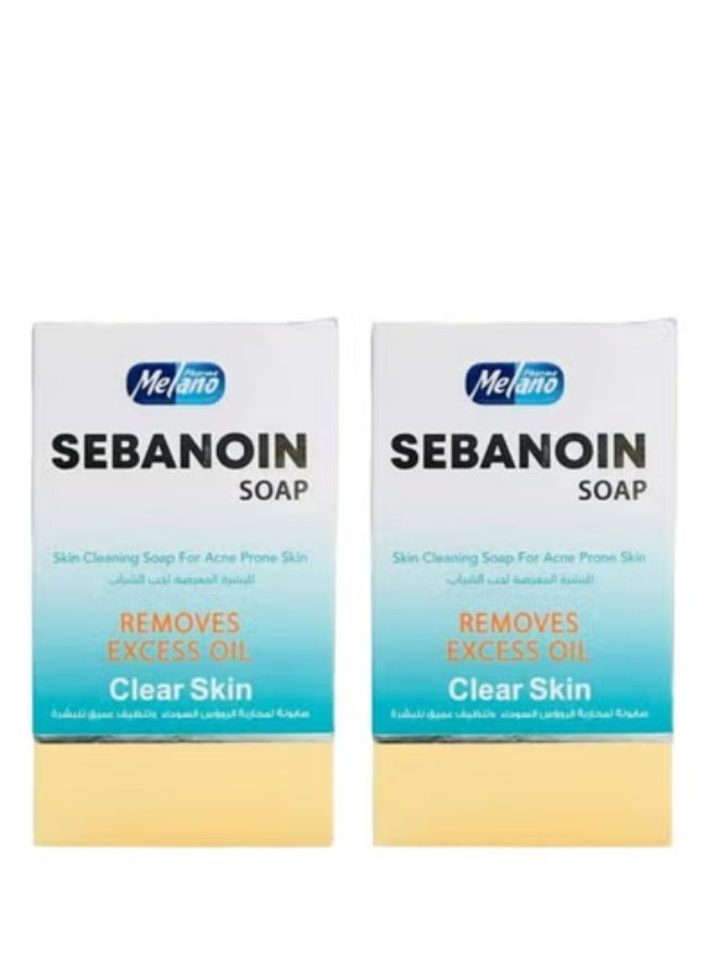 Sebanoin Soap For Skin Cleaning Soap For Acne Prone Skin 2Pcs