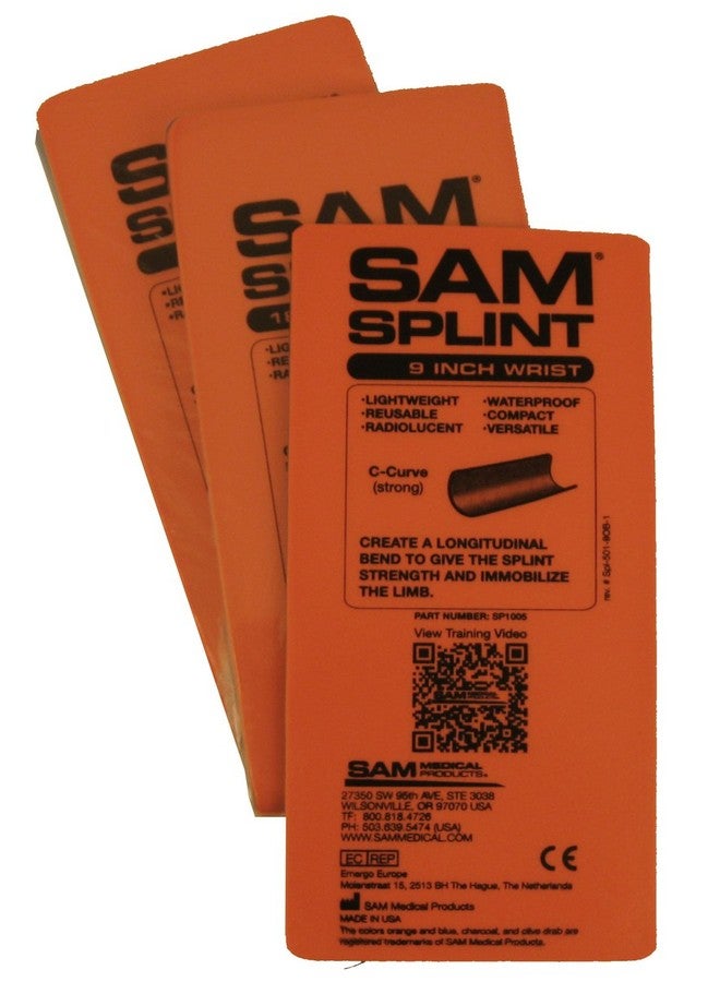 Rescue Essentials SAM SPLINT 3X COMBO PACK, 36", 18" AND 9"- ORANGE/BLUE - Image 3