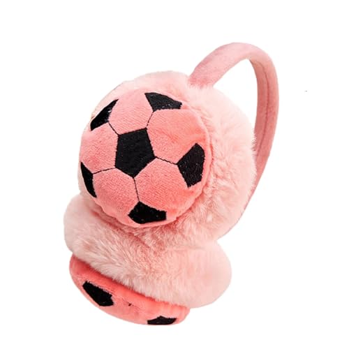 CLOTHERA Kid's Football Winter Warm Earmuffs (pack of 1) (Watermelon pink) - Image 1