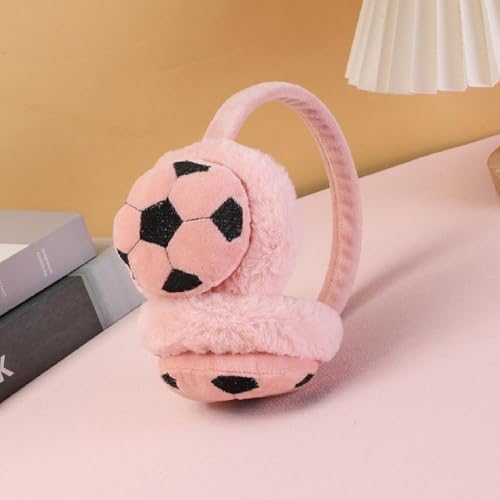 CLOTHERA Kid's Football Winter Warm Earmuffs (pack of 1) (Watermelon pink) - Image 4
