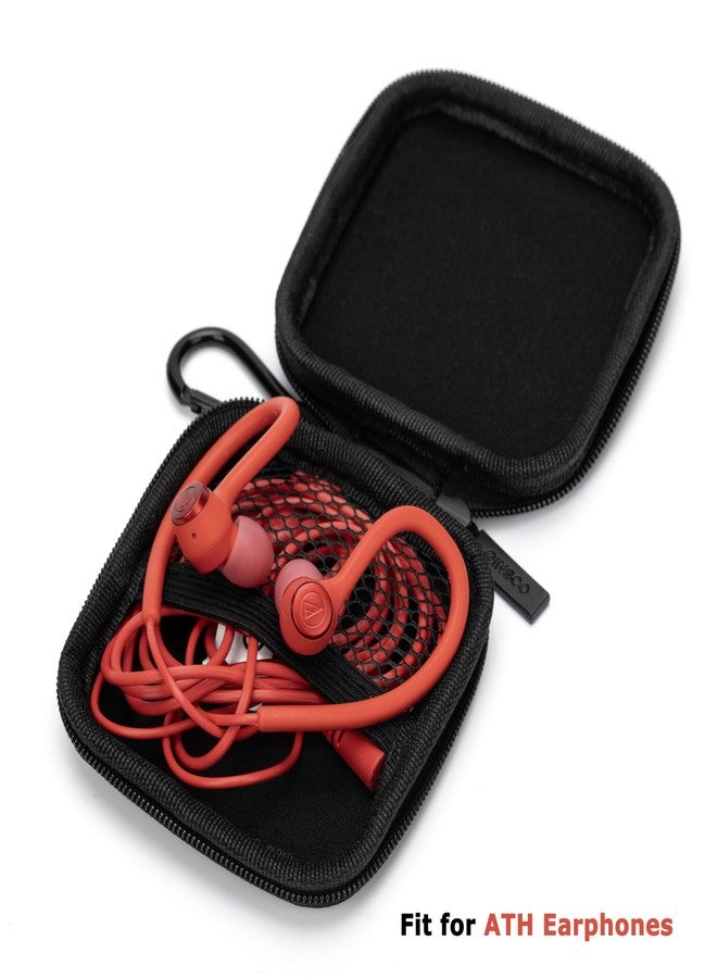 Ginsco Mini-Portable Hard Shell Earbuds Case for Apple EarPods/Samsung Galaxy Wired Earbuds, Headphones USB-C Wired Ear Buds, Travel Case for Earphones Earplugs - Image 3
