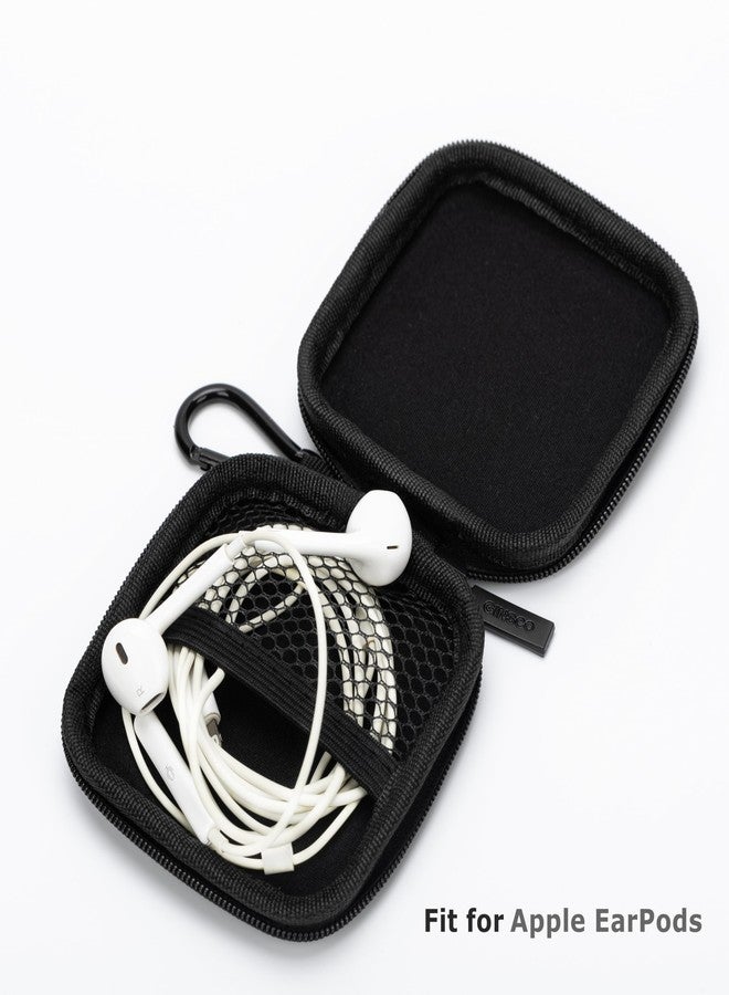 Ginsco Mini-Portable Hard Shell Earbuds Case for Apple EarPods/Samsung Galaxy Wired Earbuds, Headphones USB-C Wired Ear Buds, Travel Case for Earphones Earplugs - Image 2