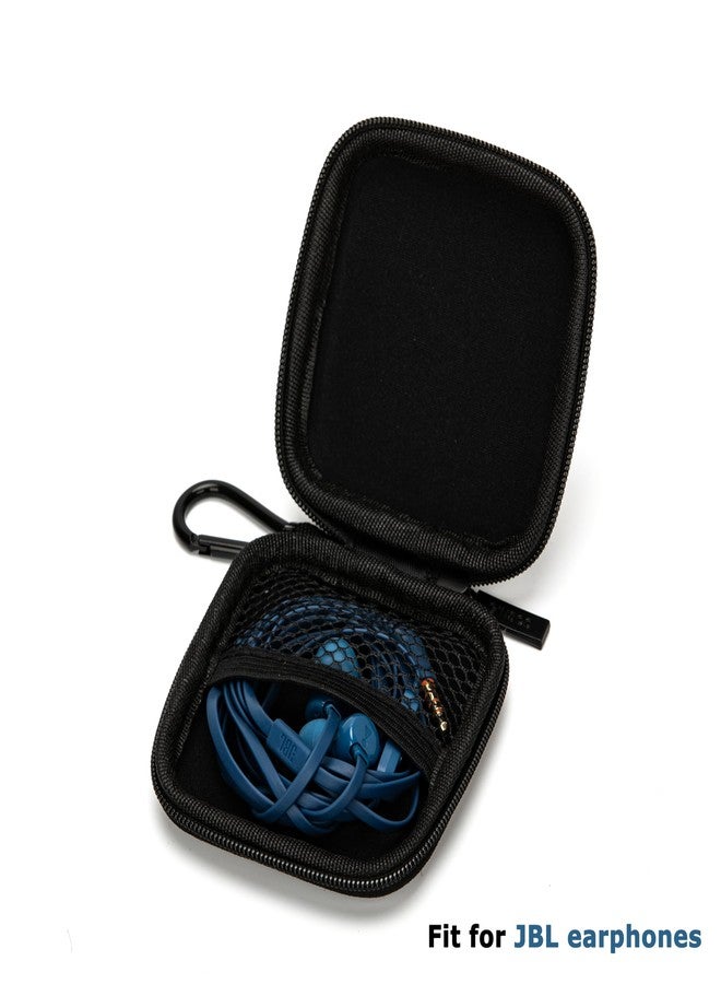 Ginsco Mini-Portable Hard Shell Earbuds Case for Apple EarPods/Samsung Galaxy Wired Earbuds, Headphones USB-C Wired Ear Buds, Travel Case for Earphones Earplugs - Image 4