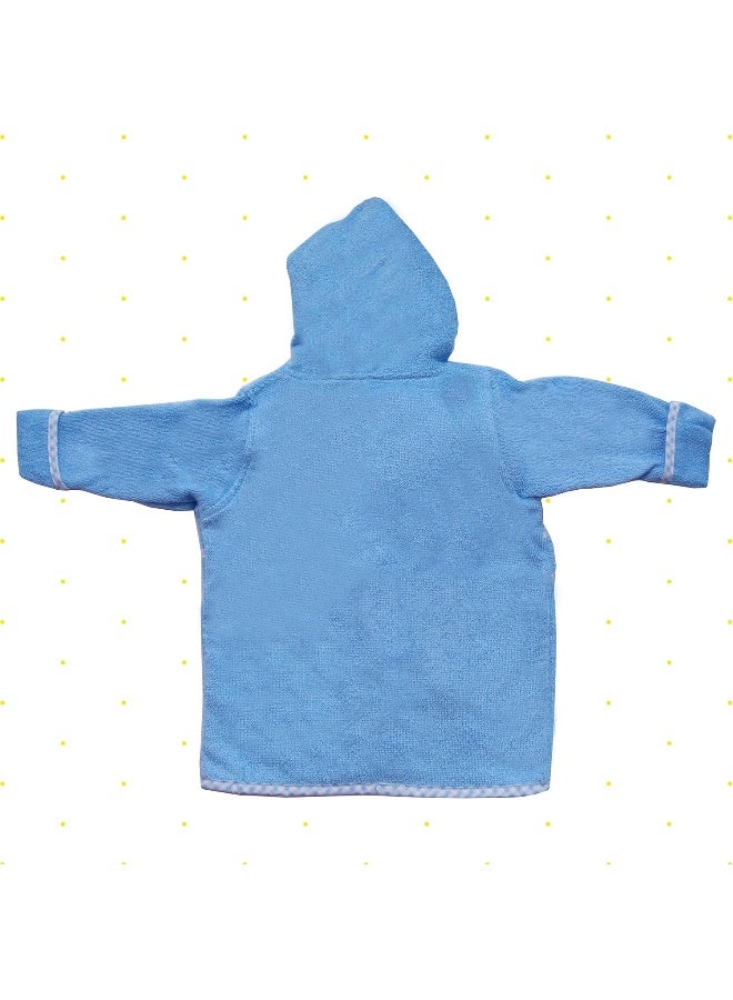 Spasilk روب استحمام للأطفال الذكور من سباسيليك مع حذاء صغير - Image 3