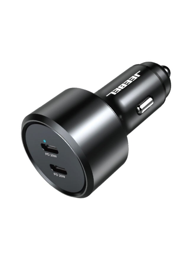 جيبيل شاحن سيارة Jeebel JE-B305 بمنفذي Type-C وتقنية PD بقدرة 40 واط – شحن سريع وآمن أثناء القيادة