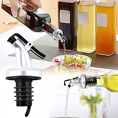 Kiyaan Oil Dispenser Stopper, Bottle Designed for Oil Olive Bottle, Leak-Proof Cap (Pack of 3) - Image 2