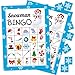 Joy Bang Christmas Bingo Game for KidsAdults Snowman Bingo Game Xmas Holiday Winter Christmas Crafts Activities Games for Kids 24 Players Christmas Party Favors - Image 3