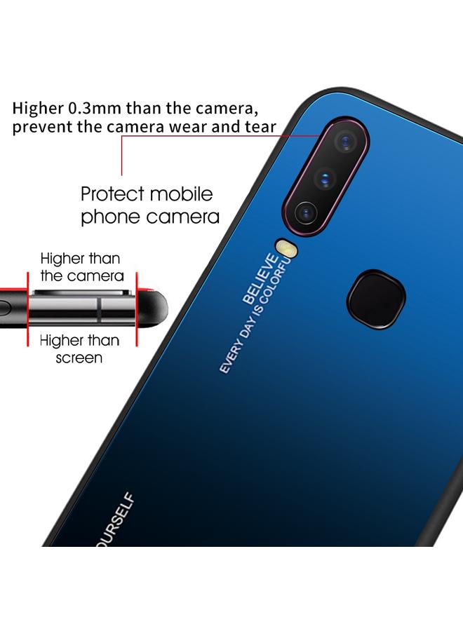 erorex Case For Vivo Y17 Gradient Color Glass Case - Image 3