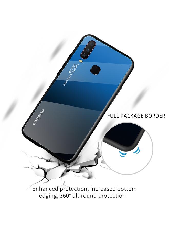 erorex Case For Vivo Y17 Gradient Color Glass Case - Image 4