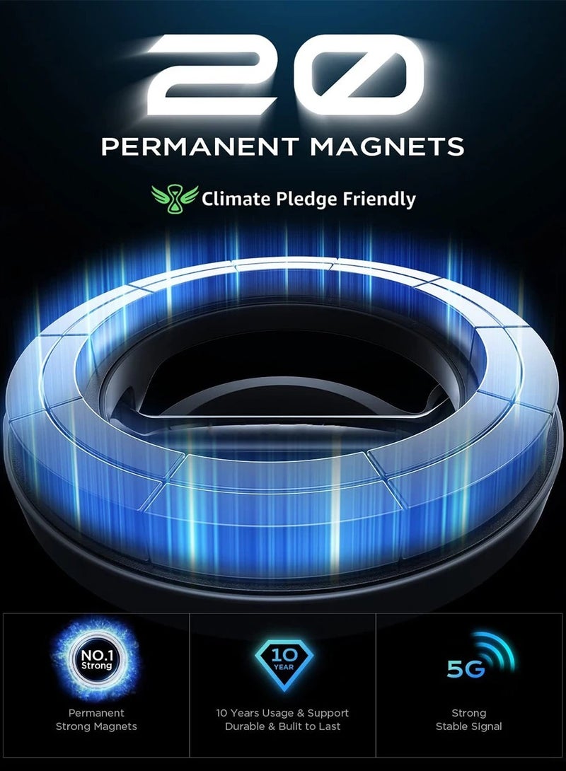 حامل الهاتف في السيارة 1080 MagSafe الجديد – دعم مغناطيسي للهاتف المحمول لجهاز iPhone 14/13 Pro Max و Plus - Image 4