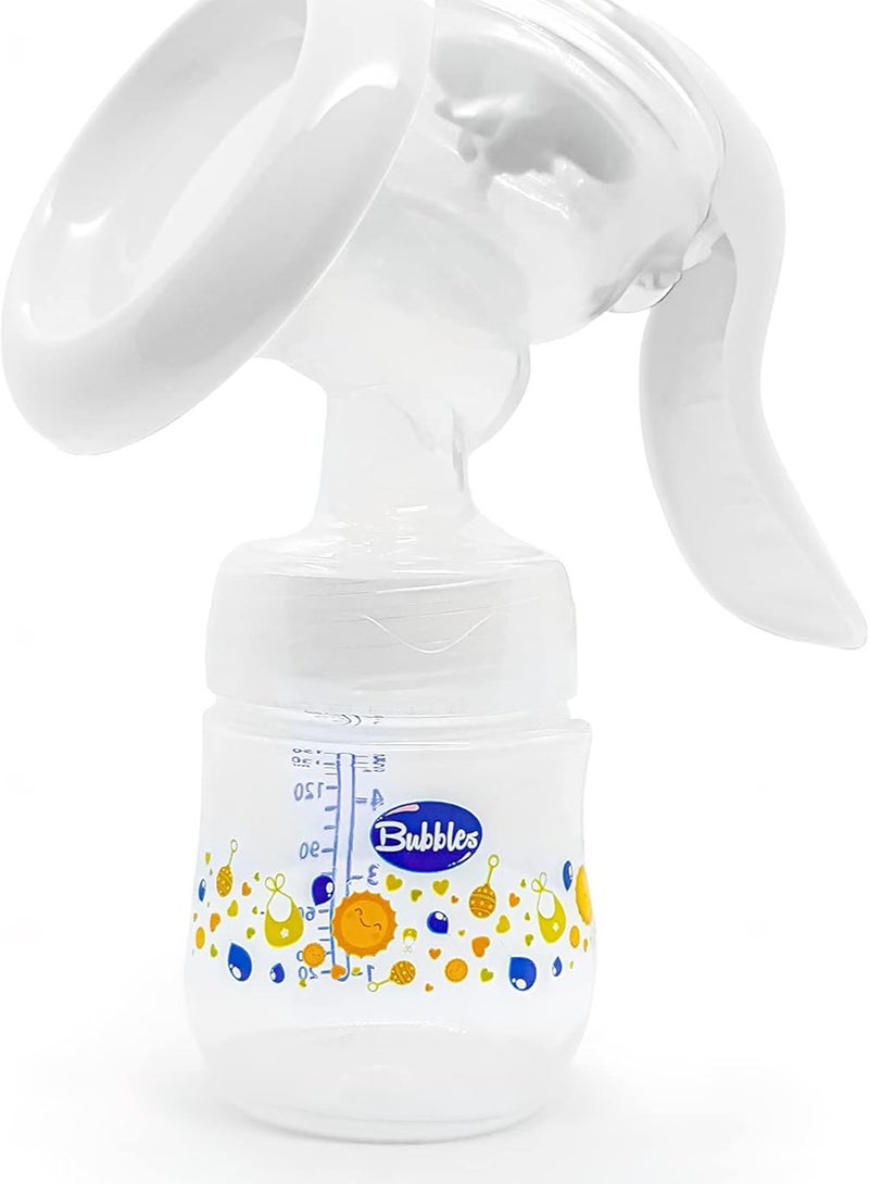 بابلز مضخة ثدي يدوية بلون أبيض، مقاس واحد من بابلز - Image 3