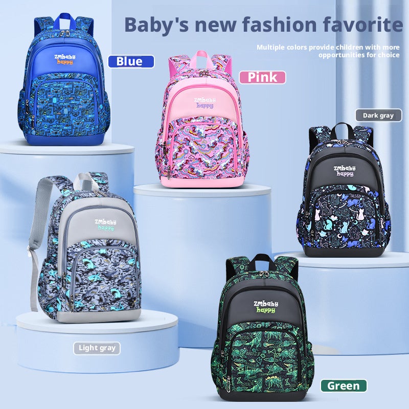 Sesame Kids Backpack, Primary School, Boys Grades 1-3, Cartoon, Large Capacity - Image 2