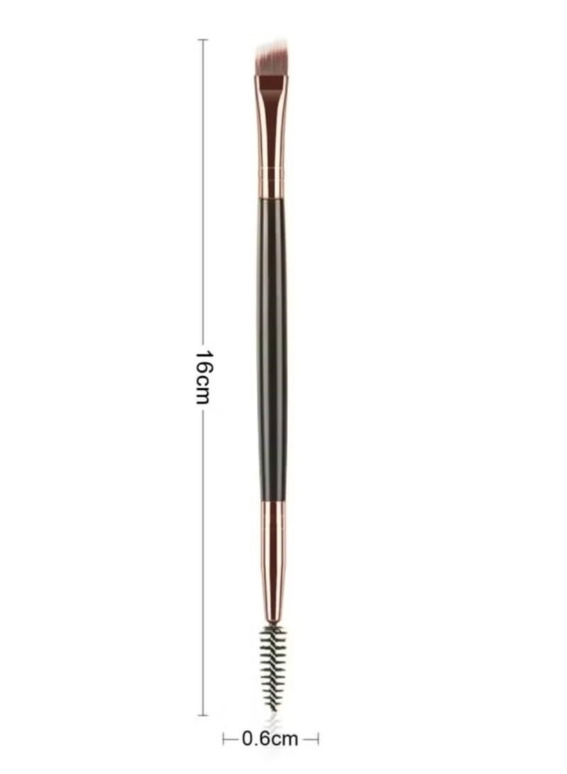 Shein Dual-Ended Angled Eyebrow & Round Brush for Precise Eye Definition - Image 3