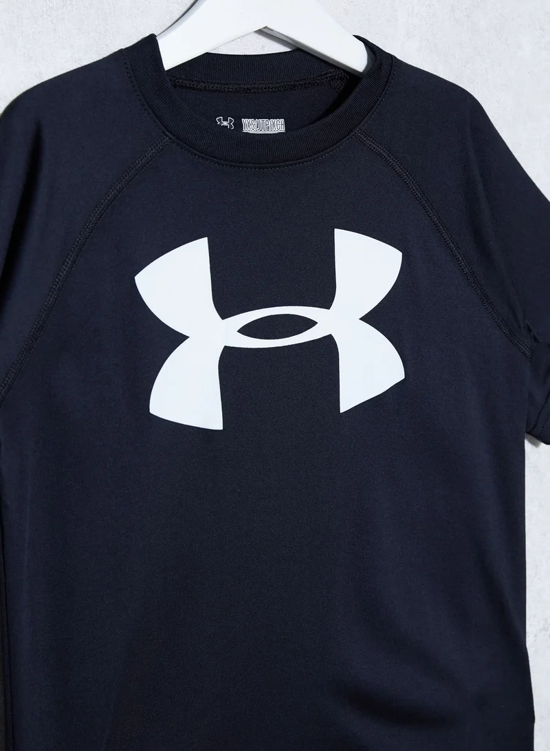 UNDER ARMOUR Youth Tech Big Logo  T-Shirt