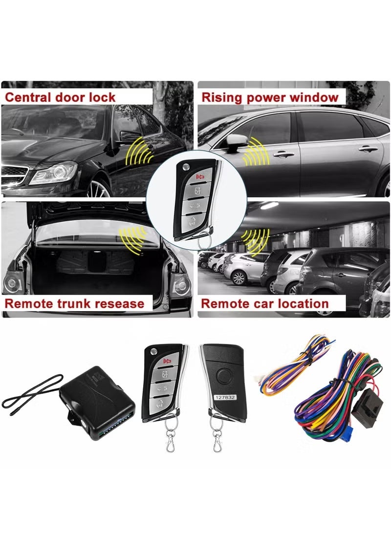 3 اكس ار نظام 3XR المتقدم لدخول السيارة بدون مفتاح مع جهازي تحكم عن بعد مزدوجين ومجموعة أسلاك شاملة لتعزيز أمان السيارة M1225 - Image 4