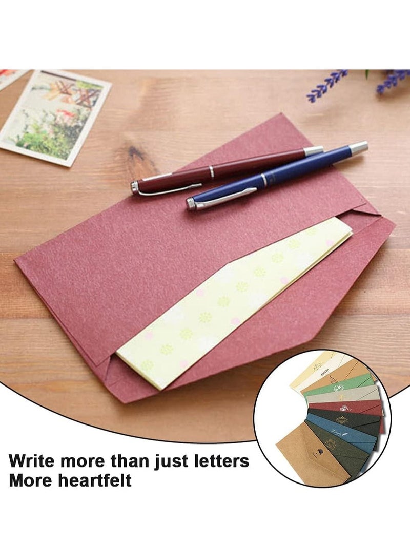 general 20 Pieces Vintage Paper Envelopes, Kraft Envelopes Invitation Envelope Set Gift Envelopes Graduation Invitations Wedding Greetings Gift Greeting Envelopes (22 x 11cm) - Image 3