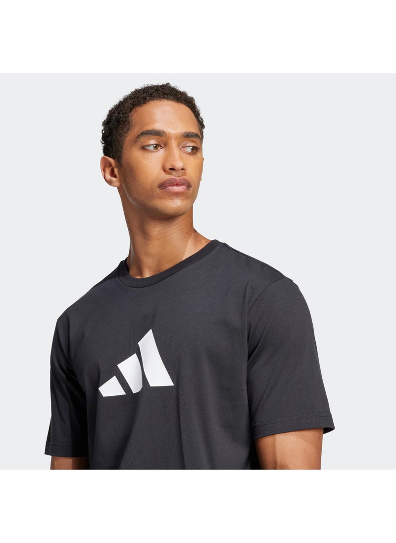 adidas تيشيرت    أسود بأكمام قصيرة للرجال - Image 3