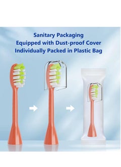Generic Compatible with Philips One Series Sonicare Electric Toothbrush Replacement Brush Heads,for Philips One HY1100 HY1200 ONE Series Electric Toothbrush,5 Pack (Miami Coral, Medium)  - Image 2