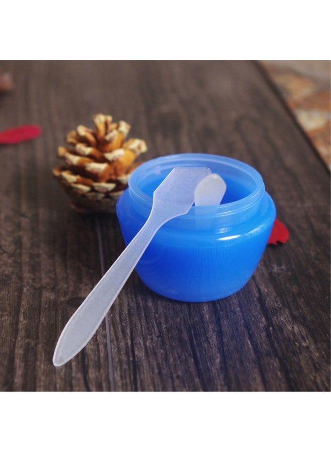 yueton 2 Sets of 5 Different Refillable Tools, Funnel/Measuring cup/Transfer Pipettes/Mask Spatula/Cosmetic Scoop - Image 3