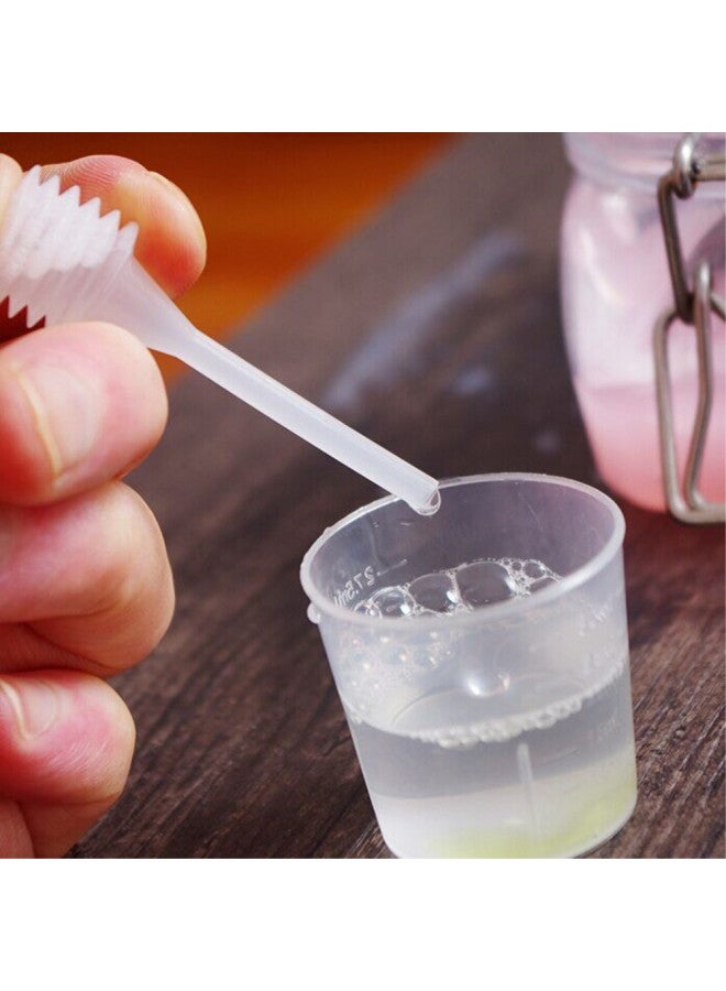 yueton 2 Sets of 5 Different Refillable Tools, Funnel/Measuring cup/Transfer Pipettes/Mask Spatula/Cosmetic Scoop - Image 2