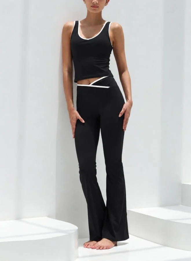 Mohuki Black Contour Active Tank for Women | Best Price UAE