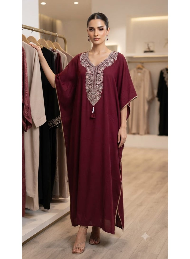 قميص نوم بنمط القفطان - Image 1