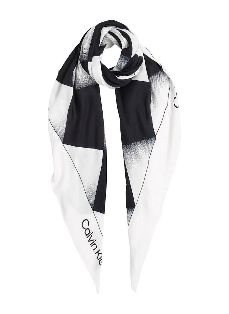 CALVIN KLEIN QUILT PRINT SQUARE SCARF  - Image 2