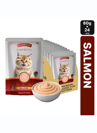 Signature Salmon Kitten Wet Food Mousse