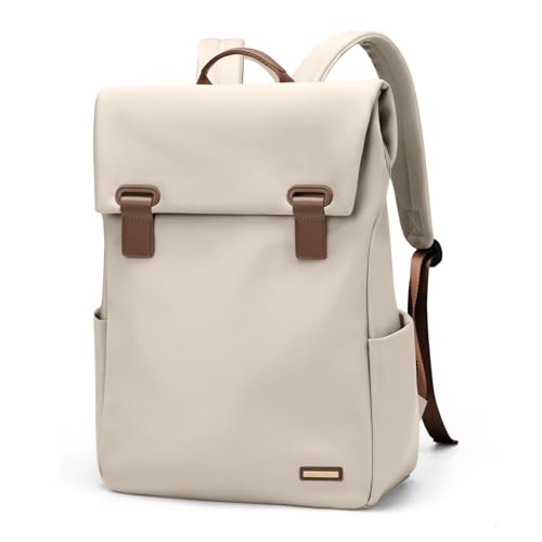 GOLF QUALITYWomen Laptop Backpack Computer Backpacks Carry On Waterproof backpack Fits 15.6Inch Notebook Travel Commute College (Apricot) - Image 1