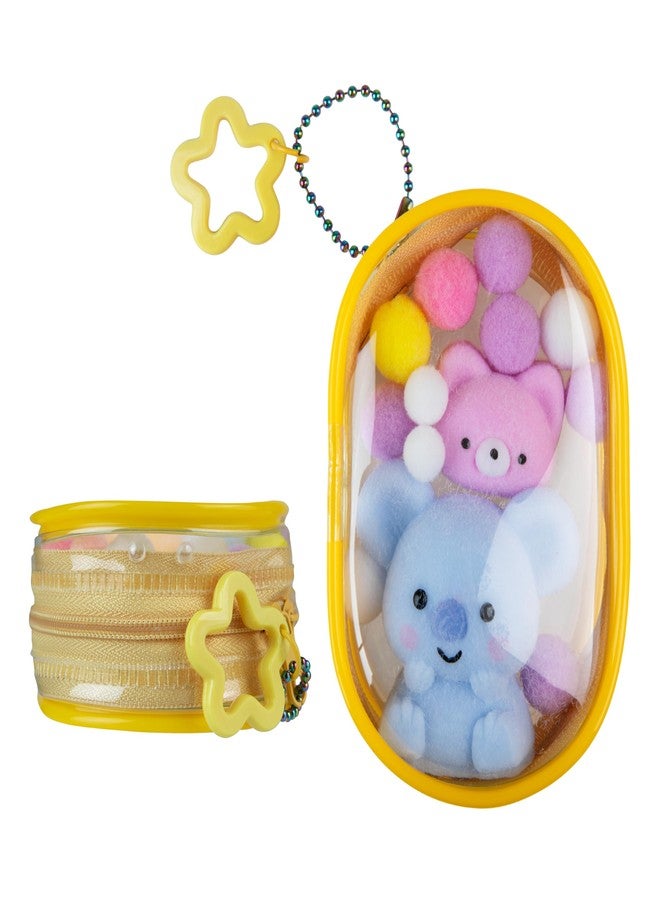 The Orb Factory ORB Tabalicious Gacha Pouch TABA Squishy Keychain Charms - Koala and Cat Gachapon TABA Squishies with Pouch - Soft, Sticky Collectible TABA Fidget Stress Ball Toys for Kids, Backpacks, Keys and More - Image 3