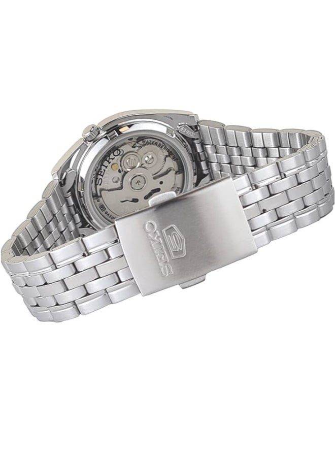 Seiko ساعة كلاسيك 21 جويلز 37 ملم من الستانلس ستيل للرجال SNK357K1  - Image 3