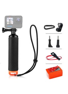 O Ozone Waterproof Floating Hand Grip Handler & Handle Mount Accessories Kit Compatible with GoPro Hero 11 10 9 8 7 6 5 4 3 3& 2 1 Session for Water Sport and Action Cameras (Orange)  - Image 1