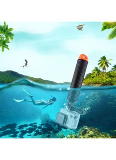 O Ozone Waterproof Floating Hand Grip Handler & Handle Mount Accessories Kit Compatible with GoPro Hero 11 10 9 8 7 6 5 4 3 3& 2 1 Session for Water Sport and Action Cameras (Orange)  - Image 5